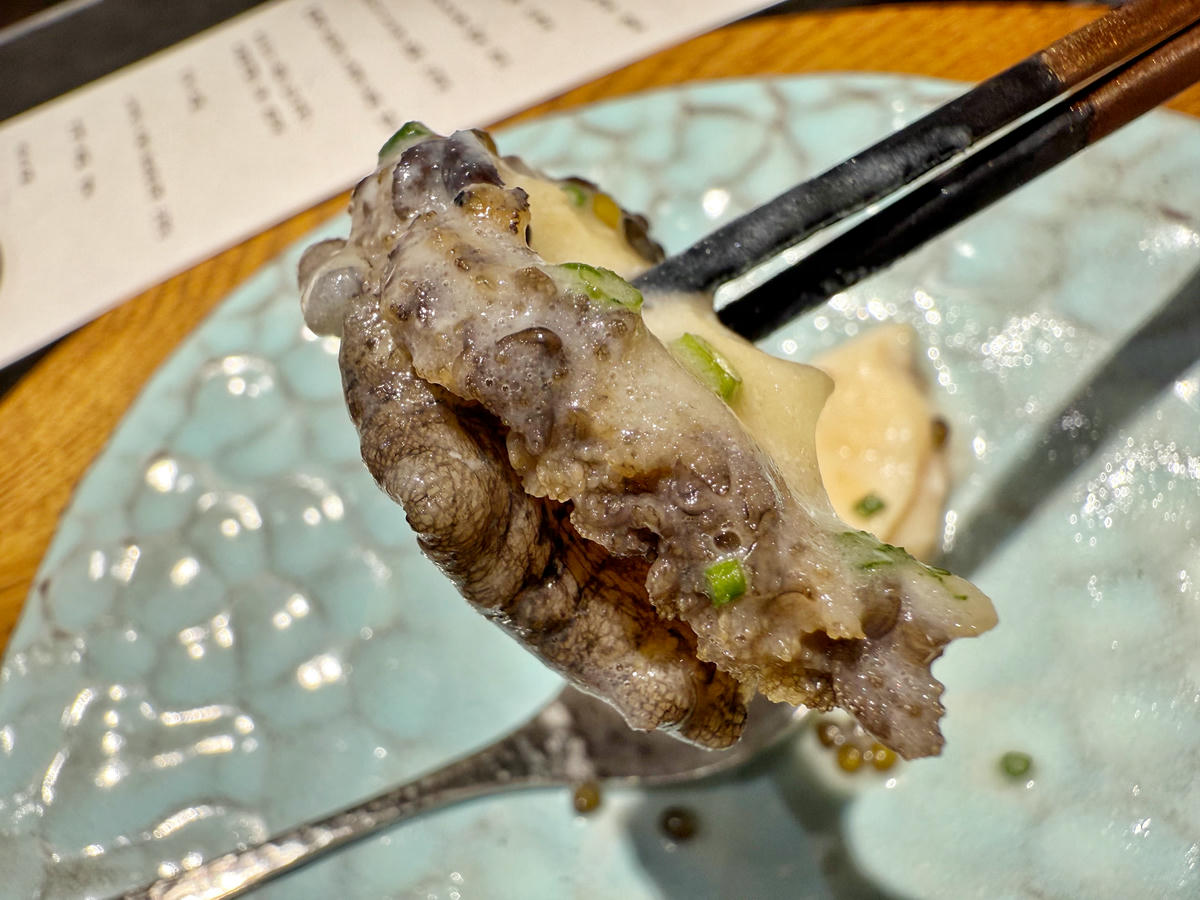 新莊無菜單料理推薦,初魚鐵板料亭宏匯廣場,1880+10%,極品鹿兒島黑毛和牛與異國海鮮饗宴,每道單品都是奢華藝術,約會、慶生餐廳首選,機捷副都心站日式鐵板燒 - 第33張圖