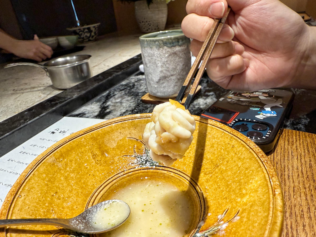新莊無菜單料理推薦,初魚鐵板料亭宏匯廣場,1880+10%,極品鹿兒島黑毛和牛與異國海鮮饗宴,每道單品都是奢華藝術,約會、慶生餐廳首選,機捷副都心站日式鐵板燒 - 第39張圖