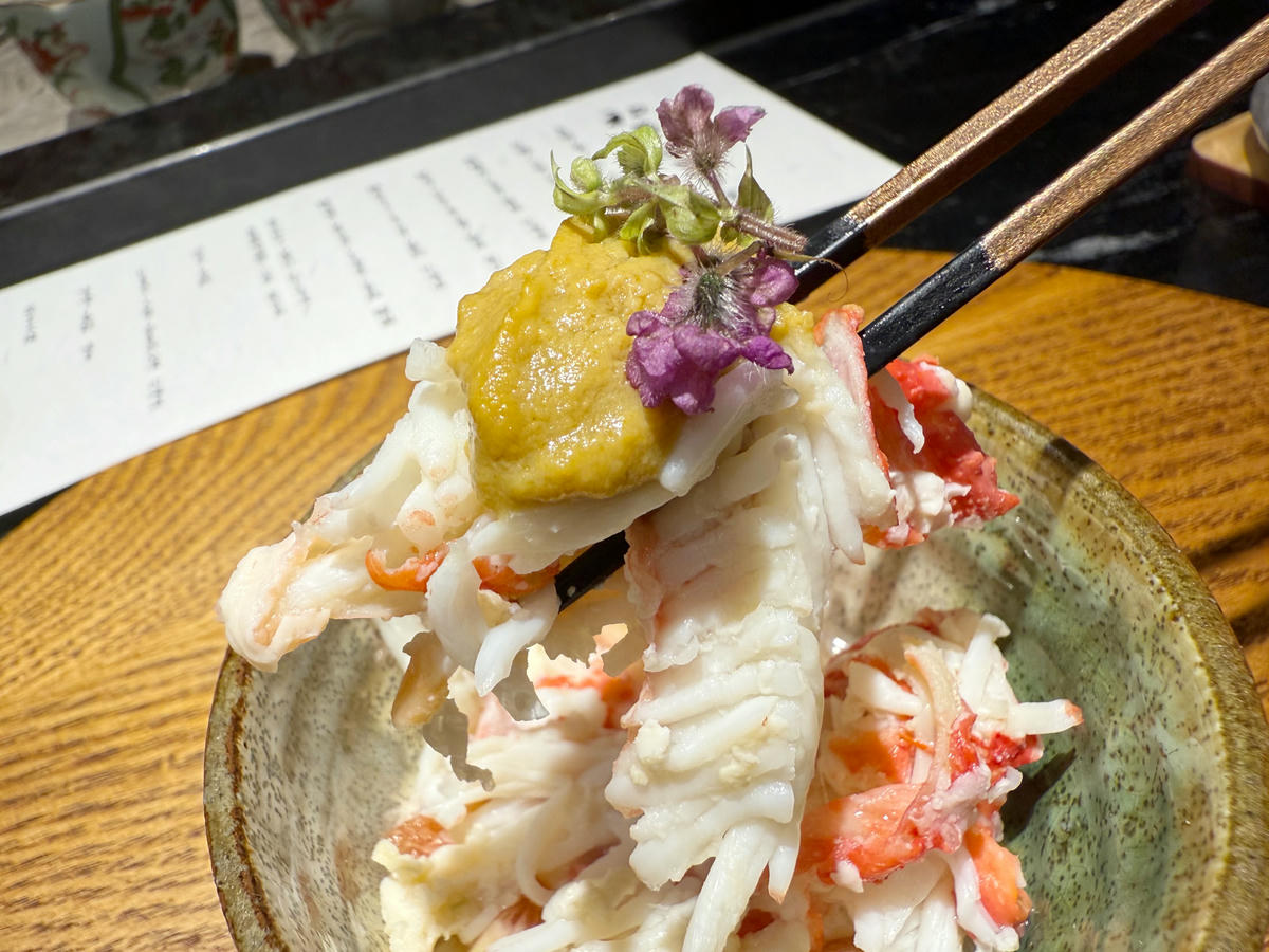 新莊無菜單料理推薦,初魚鐵板料亭宏匯廣場,1880+10%,極品鹿兒島黑毛和牛與異國海鮮饗宴,每道單品都是奢華藝術,約會、慶生餐廳首選,機捷副都心站日式鐵板燒 - 第43張圖