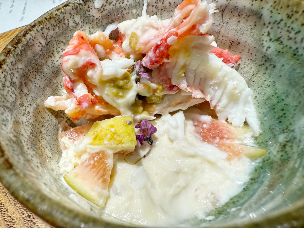 新莊無菜單料理推薦,初魚鐵板料亭宏匯廣場,1880+10%,極品鹿兒島黑毛和牛與異國海鮮饗宴,每道單品都是奢華藝術,約會、慶生餐廳首選,機捷副都心站日式鐵板燒 - 第42張圖