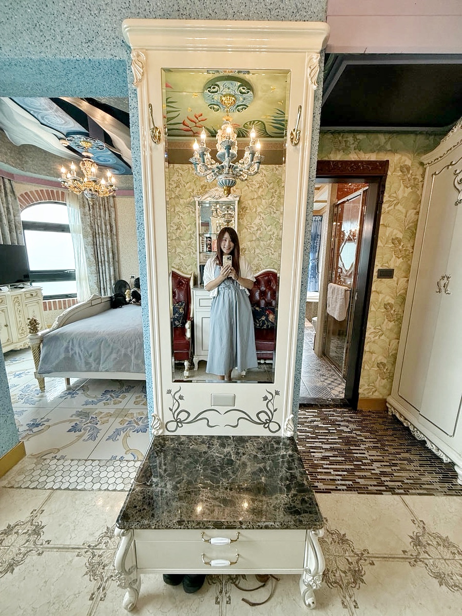 【花蓮七星潭住宿】入住七星潭最美飯店!水上明月海景渡假旅店Hotel Moon,坐擁月牙灣海岸線第一排、眺望四八高地,住進歐洲藝廊宮殿,法式洛可可風情,體驗極致奢華住宿一泊二食 - 第33張圖