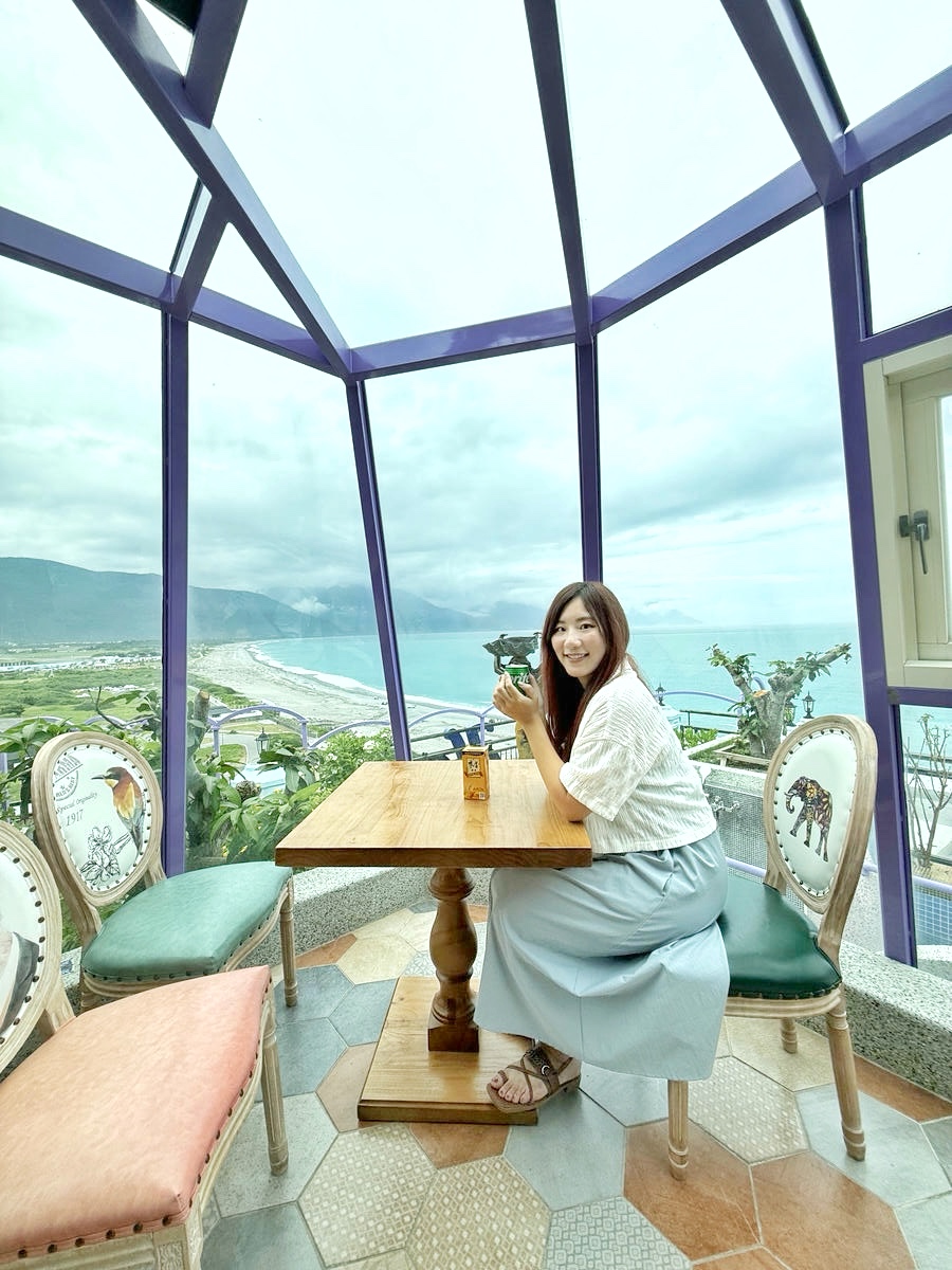 【花蓮七星潭住宿】入住七星潭最美飯店!水上明月海景渡假旅店Hotel Moon,坐擁月牙灣海岸線第一排、眺望四八高地,住進歐洲藝廊宮殿,法式洛可可風情,體驗極致奢華住宿一泊二食 - 第74張圖