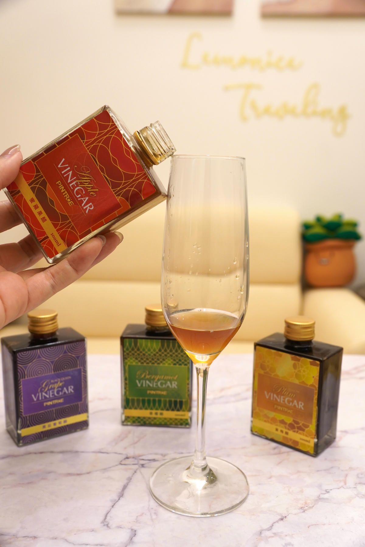 【美食推薦】PINTRUE 品醋迷｜一起來喝醋吧！嚴選台灣在地水果，由時間釀造的純粹果醋風味，100ml 精緻小方瓶，4種風味，品味真實又健康的人生