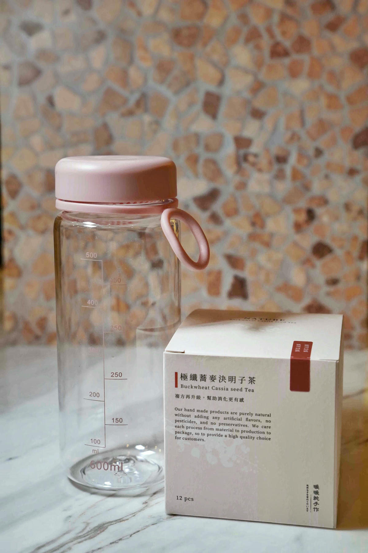 暖暖純手作,極纖蕎麥決明子茶,幫助消化、保持身材的好隊友,上班族、久坐族、外食族的救星! - 第1張圖